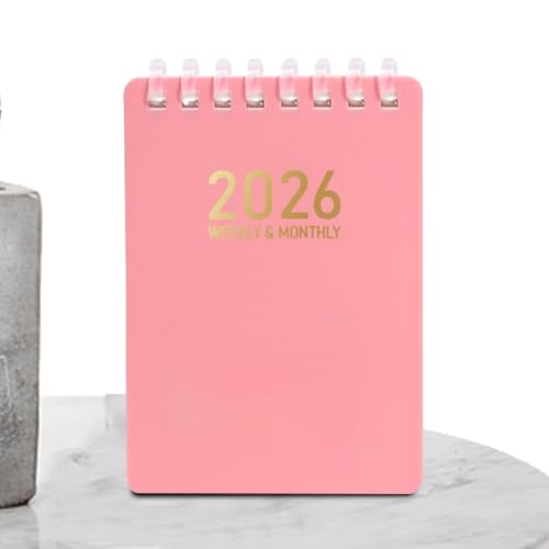 Generisch Tagesplaner Notizbuch | 2026 Ringbuch | Taschenformat A7 Spiralbindung Terminplaner für Studium Beruf Alltag Organisation Planung Terminkalender Notizkalender Wochenplaner von Generisch