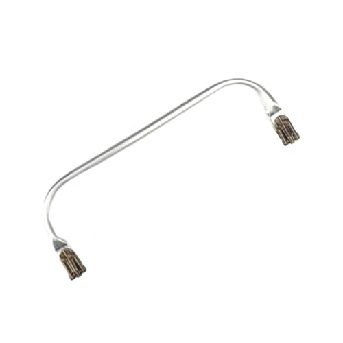 Generisch Taschenrahmen Verschluesse 16–40 cm Metall-Geldbörsenrahmen, Aluminiumrohr, Taschengriff, Zubehör, Kupplungsteile FüR DIY Handtasche(Silver End-20cm) von Generisch