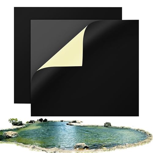 Generisch Teichfolien Nahtband, 2 Stück Reparatur-Patch-Set für Fischteichfolien, 20x20 cm Wasserdichtes Klebeband Für Pflanzkübel Dusche Dachrinne Zelt Möbel Rohr Generisch Teichfolien Nahtband, 2 Stück Reparatur-Patch-Set für Fischteichfolien, 20x20 cm Wasserdichtes Klebeband Für Pflanzkübel Dusche Dachrinne Zelt Möbel Rohr von Generisch