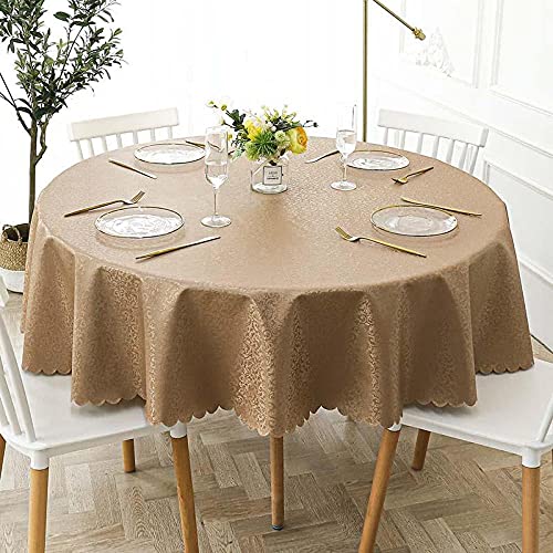 Generisch Tisch Decke Wasserabweisend Lotuseffekt Heat-Resistant Tablecloth with Stain Protection, Easy Care, Gold Color, 180 cm Round Diameter Generisch Tisch Decke Wasserabweisend Lotuseffekt Heat-Resistant Tablecloth with Stain Protection, Easy Care, Gold Color, 180 cm Round Diameter von Generisch