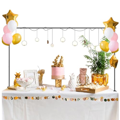Generisch Tischballonballonbogen - Metallbogenständer, verstellbarer Metallbogenrahmen - Schwarzer Tischbogenrahmen, rostfreier Tischstab Stand für Halloween, Thanksgiving, Weihnachten Generisch Tischballonballonbogen - Metallbogenständer, verstellbarer Metallbogenrahmen - Schwarzer Tischbogenrahmen, rostfreier Tischstab Stand für Halloween, Thanksgiving, Weihnachten von Generisch