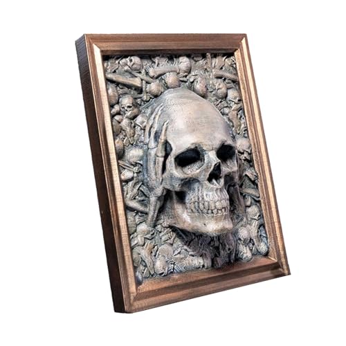 Generisch Totenkopf-Bilderrahmen, Skelett-Fotorahmen - Fotorahmen Wanddekoration Skulpturen | Raumdekor-Bilderrahmen, Gothic-, gruselig, Vintage-Skelett-Wandrahmen, Heimdekoration Generisch Totenkopf-Bilderrahmen, Skelett-Fotorahmen - Fotorahmen Wanddekoration Skulpturen | Raumdekor-Bilderrahmen, Gothic-, gruselig, Vintage-Skelett-Wandrahmen, Heimdekoration von Generisch