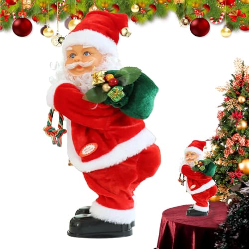 Generisch Twerkender Weihnachtsmann, Tanzender Weihnachtsmann | Schüttelnder Weihnachtsmann | Beute schüttelnder Weihnachtsmann mit singender Musik, animiertes Weihnachtsmann-Spielzeug für Kinder Generisch Twerkender Weihnachtsmann, Tanzender Weihnachtsmann | Schüttelnder Weihnachtsmann | Beute schüttelnder Weihnachtsmann mit singender Musik, animiertes Weihnachtsmann-Spielzeug für Kinder von Generisch
