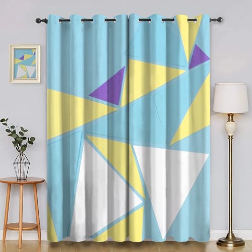 Generisch Verdunklungsvorhänge Grafik-Collage, Vorhang Blickdicht Abstrakt Vorhänge mit öSen 2er Set für Schlafzimmer Kinderzimmer, Deko Gardinen Wohnzimmer - B140 x H245 cm aA4071 Generisch Verdunklungsvorhänge Grafik-Collage, Vorhang Blickdicht Abstrakt Vorhänge mit öSen 2er Set für Schlafzimmer Kinderzimmer, Deko Gardinen Wohnzimmer - B140 x H245 cm aA4071 von Generisch