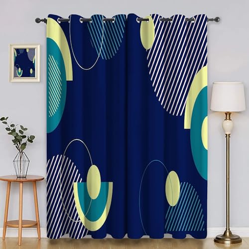 Generisch Verdunklungsvorhänge Kunst, Vorhang Blickdicht Grafikcollage Vorhänge mit öSen 2er Set für Schlafzimmer Kinderzimmer, Deko Gardinen Wohnzimmer - B132 x H160 cm aA4043 Generisch Verdunklungsvorhänge Kunst, Vorhang Blickdicht Grafikcollage Vorhänge mit öSen 2er Set für Schlafzimmer Kinderzimmer, Deko Gardinen Wohnzimmer - B132 x H160 cm aA4043 von Generisch