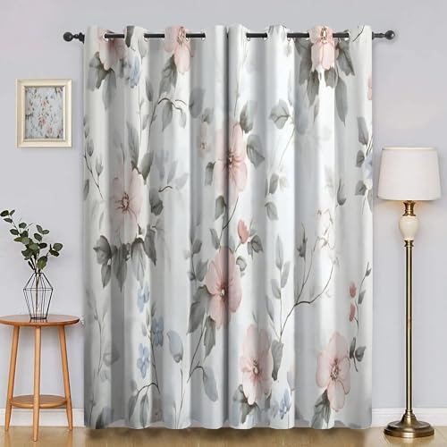 Generisch Verdunklungsvorhänge Pflanzen, Vorhang Blickdicht Blumen Vorhänge mit öSen 2er Set für Schlafzimmer Kinderzimmer, Deko Gardinen Wohnzimmer - B140 x H200 cm aA4109 Generisch Verdunklungsvorhänge Pflanzen, Vorhang Blickdicht Blumen Vorhänge mit öSen 2er Set für Schlafzimmer Kinderzimmer, Deko Gardinen Wohnzimmer - B140 x H200 cm aA4109 von Generisch