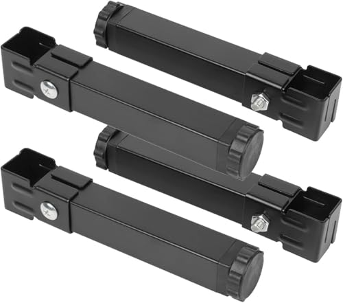 Generisch Verstellbare Möbelbeine aus Metall – 4er-Set mit Clip-Fuß-Bett-Mittellattenstützbeinen for Bettrahmen(30cm) von Generisch