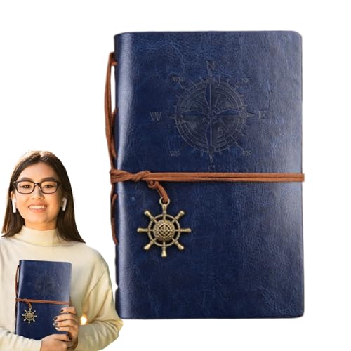 Generisch Vintage Notizblock | Piraten-Design Notizbuch Persönliches Journal | Retro Planer & Tagebuch, Schreibwaren für Schule, Arbeit und Schreibplanung von Generisch
