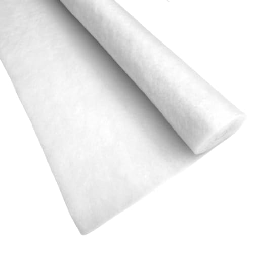 Generisch Volumenvlies 100g/m², METERWARE 150 cm breit, ca. 10 mm dick, 100% Polyester, Made IN Germany, waschbar 60°C, Schwer entflammbar, Patchworkvlies, Polstervlies, Kissenfüllung Deckenfüllung Generisch Volumenvlies 100g/m², METERWARE 150 cm breit, ca. 10 mm dick, 100% Polyester, Made IN Germany, waschbar 60°C, Schwer entflammbar, Patchworkvlies, Polstervlies, Kissenfüllung Deckenfüllung von Generisch