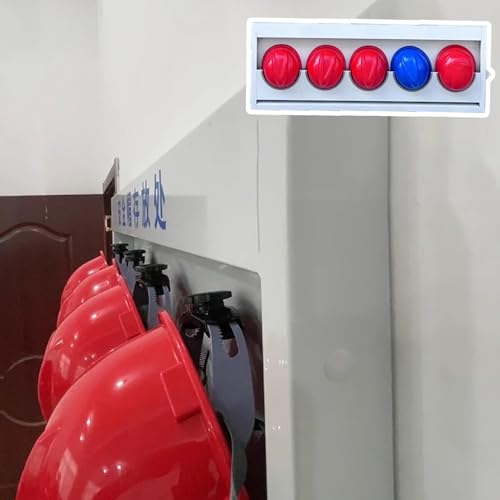 Generisch Wandhalterung für Feuerwehrhelme, Schutzhelmhalter für Büro und Werkstatt, Schutzhelmhalter für Baustellen, für bis zu 5 Helme, langlebiges und platzsparendes Design Generisch Wandhalterung für Feuerwehrhelme, Schutzhelmhalter für Büro und Werkstatt, Schutzhelmhalter für Baustellen, für bis zu 5 Helme, langlebiges und platzsparendes Design von Generisch