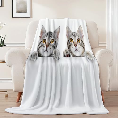 Generisch Weiche Kuscheldecke 180 x 200 cm fürs Kinderbett, Tier Niedlich Kätzchen Thema Kuscheldecke Leichter Plüschstoff für Sofa Couch Schlafzimmer Wohnzi - Weiß Generisch Weiche Kuscheldecke 180 x 200 cm fürs Kinderbett, Tier Niedlich Kätzchen Thema Kuscheldecke Leichter Plüschstoff für Sofa Couch Schlafzimmer Wohnzi - Weiß von Generisch