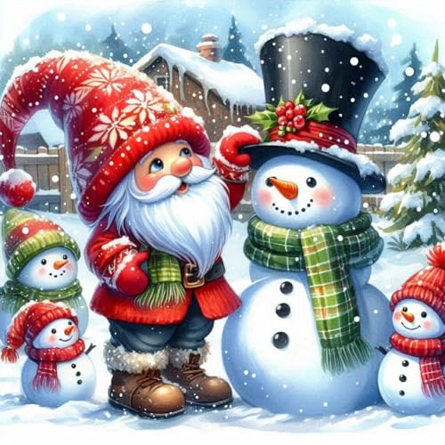 Generisch Weihnachten Diamond Painting, Zwerge Diamant Painting Bilder Erwachsene Weihnachten Gnome Winter Weihnachtsmann Schneemann Diamond Painting Bilder für Home Dekor 40x40 cm Generisch Weihnachten Diamond Painting, Zwerge Diamant Painting Bilder Erwachsene Weihnachten Gnome Winter Weihnachtsmann Schneemann Diamond Painting Bilder für Home Dekor 40x40 cm von Generisch