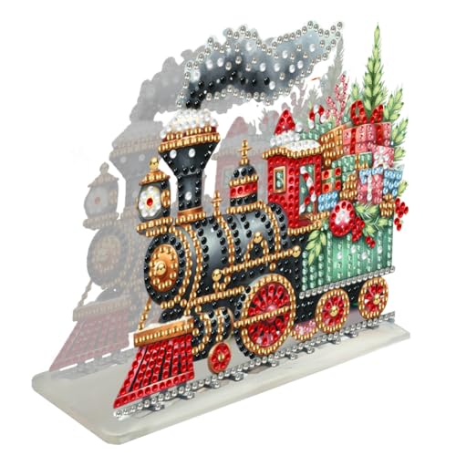 Generisch Weihnachten Serviettenhalter,Zug Diamond Painting Serviettenständer aus Acryl, Diamant Malerei Servietten Halter,Serviettenspender für Zuhause,Restaurants,Party,Küche Generisch Weihnachten Serviettenhalter,Zug Diamond Painting Serviettenständer aus Acryl, Diamant Malerei Servietten Halter,Serviettenspender für Zuhause,Restaurants,Party,Küche von Generisch