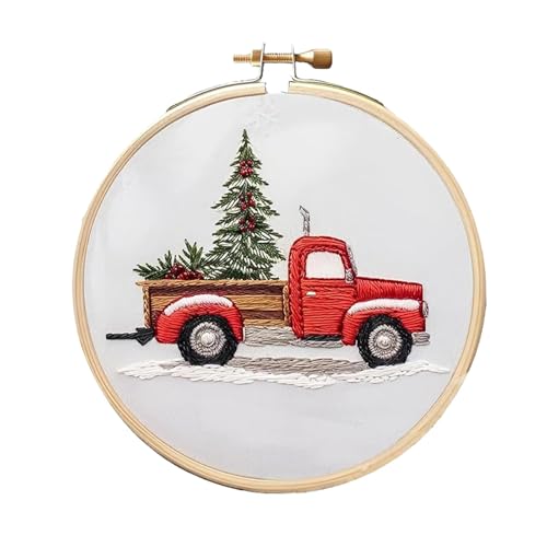 Generisch Weihnachts-Häkelmuster, Weihnachts-Stickset | Handstickset | Weihnachts-Stickset für Anfänger, einfaches Stickset für Anfänger, festliches Weihnachtskunst-Bastelset Generisch Weihnachts-Häkelmuster, Weihnachts-Stickset | Handstickset | Weihnachts-Stickset für Anfänger, einfaches Stickset für Anfänger, festliches Weihnachtskunst-Bastelset von Generisch