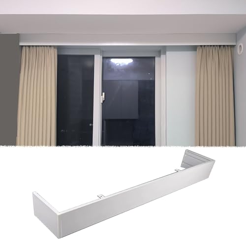 Generisch Weiße Verdunkelungsvorhang-Box – 3,6 m Decken-/Wandmontage-Volantbrett für Schlafzimmer – Lange Vorhangschiene, Gesimsplatte ohne Schienen – Elegante Fensterbehandlung Generisch Weiße Verdunkelungsvorhang-Box – 3,6 m Decken-/Wandmontage-Volantbrett für Schlafzimmer – Lange Vorhangschiene, Gesimsplatte ohne Schienen – Elegante Fensterbehandlung von Generisch