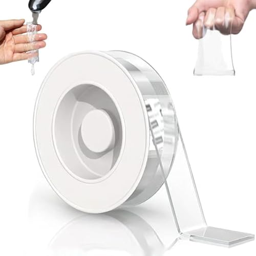 Generisch Whateveri Tape - Extra Großes Doppelseitiges Klebeband, Klare Und Widerstandsfähige Klebebänder, Stärker Als Nägel, Seitliche Klebebänder Heavy Duty, Mehrzweckmontage (1PCS,39.4in/1m) von Generisch