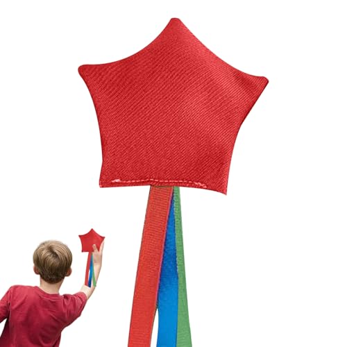 Generisch Wurf-Säckchen Für Kinder - Sternförmige Gewichtete Wurfsäckchen - Wurfspielzeug Mit Bändern, Wurfgewichte Für Karneval Camping Unterricht Indoor-Spiel Outdoor Freizeit Sport von Generisch