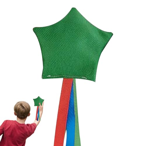 Generisch Wurfsäckchen Zum Werfen - Sternförmiges Wurfkissen Handspiel - Leichtes Wurfspielzeug Mit Bändern Für Garten Sportunterricht & Aktivitäten von Generisch