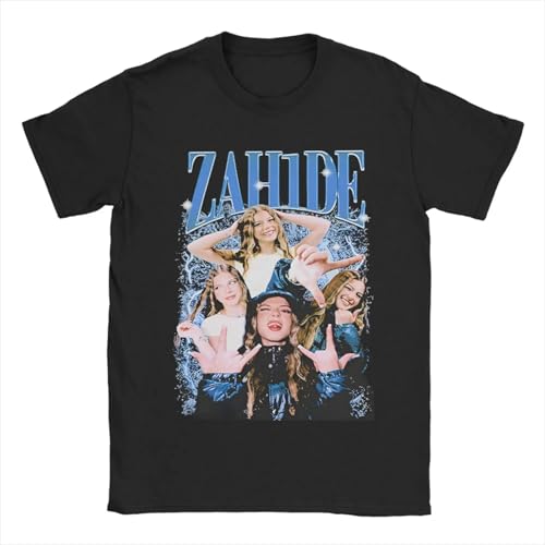 Generisch Zahide Basic Rundhals Kurzarm T-Shirt, Angenehmer Stoff, Schlichtes Und Vielseitiges Sommertop (1 XS) von Generisch