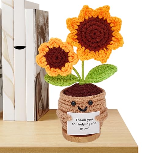 Generisch e Häkelblume, Denken Häkelblume Im, Sammelpuppen mit Inspirationskarten für Frauen Kollegen Lehrer Freunde Zuhause Auto Büro Generisch e Häkelblume, Denken Häkelblume Im, Sammelpuppen mit Inspirationskarten für Frauen Kollegen Lehrer Freunde Zuhause Auto Büro von Generisch