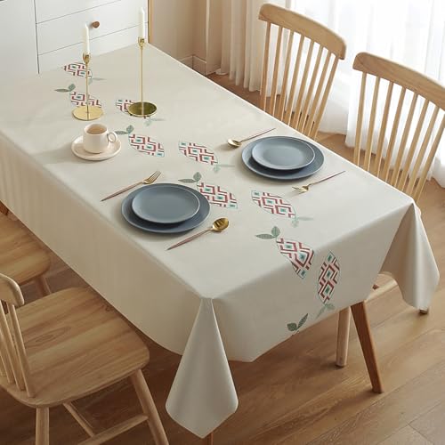 Generisch wasserdichte PVC-Tischdecke, Wiederverwendbare Tischabdeckung Schutz Für Parteien Hochzeiten Küche Tischdekoration(80x120cm(31x47inch), B) von Generisch