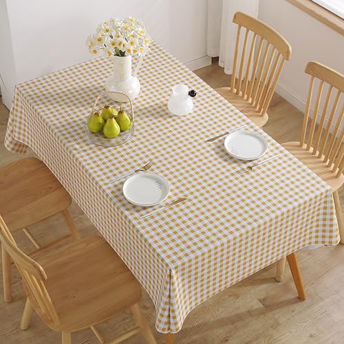 Generisch wasserdichte PVC-Tischdecke, Wiederverwendbare Tischabdeckung Schutz Für Parteien Hochzeiten Küche Tischdekoration(90x140cm(35x55inch), I) von Generisch