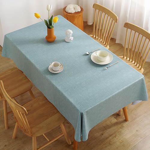 Generisch wasserdichte PVC-Tischdecke, Wiederverwendbare Tischabdeckung Schutz Für Parteien Hochzeiten Küche Tischdekoration(90x140cm(35x55inch), O) von Generisch