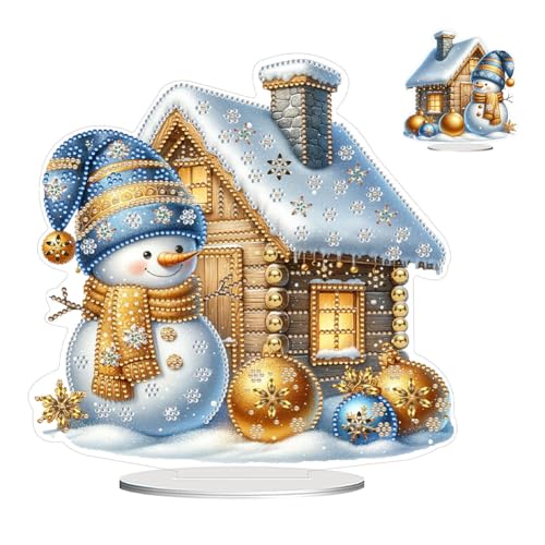 Generisch DIY Diamond Painting Weihnachten Tisch Deko,Schneemannhaus 5D Diamant Painting Tischdeko, Diamant Malerei Stehend Kunst Set für Anfänger Hausgeschenk Deko Geschenke Generisch DIY Diamond Painting Weihnachten Tisch Deko,Schneemannhaus 5D Diamant Painting Tischdeko, Diamant Malerei Stehend Kunst Set für Anfänger Hausgeschenk Deko Geschenke von Generisch