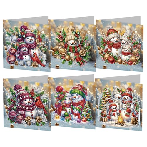 Generish Weihnachtskarten Set,Diamond Painting Weihnachtskarten,6er Set Grußkarten Weihnachten, Klappkarten Frohe Weihnachten mit Umschlägen,Merry Christmas Geschenk Weihnachtsgrüße Dankeschön Karte Generish Weihnachtskarten Set,Diamond Painting Weihnachtskarten,6er Set Grußkarten Weihnachten, Klappkarten Frohe Weihnachten mit Umschlägen,Merry Christmas Geschenk Weihnachtsgrüße Dankeschön Karte von Generisch
