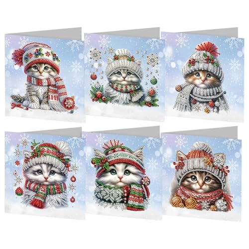 Generish Weihnachtskarten Set,Diamond Painting Weihnachtskarten,6er Set Grußkarten Weihnachten, Klappkarten Frohe Weihnachten mit Umschlägen,Merry Christmas Geschenk Weihnachtsgrüße Dankeschön Karte Generish Weihnachtskarten Set,Diamond Painting Weihnachtskarten,6er Set Grußkarten Weihnachten, Klappkarten Frohe Weihnachten mit Umschlägen,Merry Christmas Geschenk Weihnachtsgrüße Dankeschön Karte von Generisch