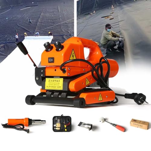 Geomembran-Schweißgerät, 1100 W Kunststofffolie, Heißkeilschweißgerät mit drei Nähten für PVC-HDPE-Anwendungen, Stahlrolle im Lieferumfang enthalten Geomembran-Schweißgerät, 1100 W Kunststofffolie, Heißkeilschweißgerät mit drei Nähten für PVC-HDPE-Anwendungen, Stahlrolle im Lieferumfang enthalten von Generisch