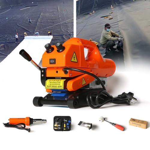 Geomembran-Schweißgerät, 1100 W Kunststofffolie, Heißkeilschweißgerät mit drei Nähten für PVC-HDPE-Anwendungen, Stahlrolle im Lieferumfang enthalten Geomembran-Schweißgerät, 1100 W Kunststofffolie, Heißkeilschweißgerät mit drei Nähten für PVC-HDPE-Anwendungen, Stahlrolle im Lieferumfang enthalten von Generisch