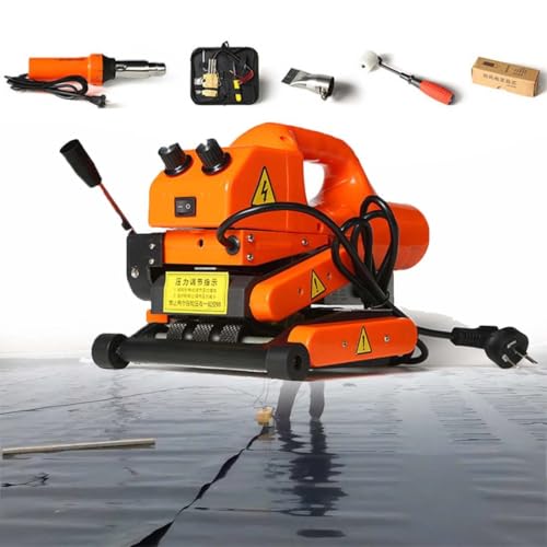 Geomembran-Schweißgerät, Hochleistungs-Heißkeil-Schweißer-Werkzeug-Set für PVC, EVA, PE, HDPE, PP-Membranversiegelung und Schweißen, inklusive 10 cm Stahlrolle Geomembran-Schweißgerät, Hochleistungs-Heißkeil-Schweißer-Werkzeug-Set für PVC, EVA, PE, HDPE, PP-Membranversiegelung und Schweißen, inklusive 10 cm Stahlrolle von Generisch