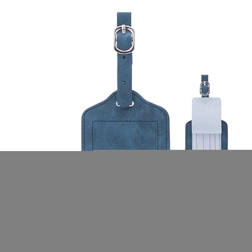Gepäckanhänger | Identifikationsetiketten für Koffer und Reisetaschen - PU-Lederband mit ergonomischem Loch für Herren, Damen und Kinder für Geschäftsreisen und Kreuzfahrten Gepäckanhänger | Identifikationsetiketten für Koffer und Reisetaschen - PU-Lederband mit ergonomischem Loch für Herren, Damen und Kinder für Geschäftsreisen und Kreuzfahrten von Generisch