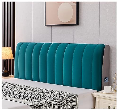 Gepolsterter Stretch-Kopfteilbezug – weiche Baumwollfüllung, Plüschstoff für Bettkopfteilschutz, passend für Doppelbett, Einzelbett, Queen-Size-Bett, King-Size-Bett Gepolsterter Stretch-Kopfteilbezug – weiche Baumwollfüllung, Plüschstoff für Bettkopfteilschutz, passend für Doppelbett, Einzelbett, Queen-Size-Bett, King-Size-Bett von Generisch