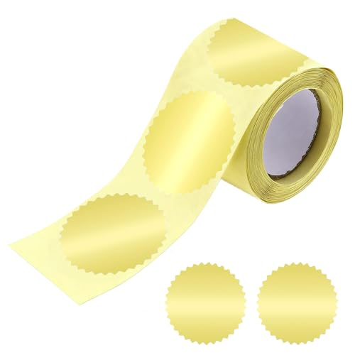 Geprägte Aufkleber, elegante Aura, 4,5 x 4,5 cm, runde goldene Prägeaufkleber, runde goldene Prägeaufkleber, modernisiertes Klebstoffdesign, Einladungen, Dokumentarchivierung, Auszeichnungen Geprägte Aufkleber, elegante Aura, 4,5 x 4,5 cm, runde goldene Prägeaufkleber, runde goldene Prägeaufkleber, modernisiertes Klebstoffdesign, Einladungen, Dokumentarchivierung, Auszeichnungen von Generisch