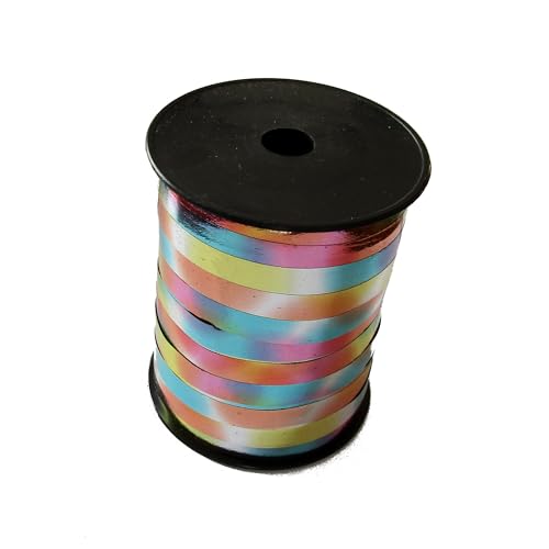 Geschenkband Regenbogen 230m x 1cm - Dekoband für Geschenkverpackungen, Dekorativ, Wrapping, Basteln, Buntes Band für Dekoration, Geschenkverpackung, Weihnachten, Geburtstag - L4TQ Geschenkband Regenbogen 230m x 1cm - Dekoband für Geschenkverpackungen, Dekorativ, Wrapping, Basteln, Buntes Band für Dekoration, Geschenkverpackung, Weihnachten, Geburtstag - L4TQ von Generisch