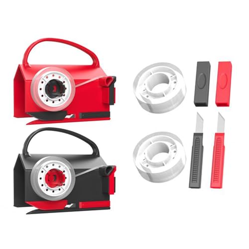 Geschenkpapierschneider, Klebebandabroller, Doppelnutzung, Urlaubsgeschenk, Geschenkpapierschneider, Werkzeug mit 4 Bändern, 2 Ersatzklingen Geschenkpapierschneider, Klebebandabroller, Doppelnutzung, Urlaubsgeschenk, Geschenkpapierschneider, Werkzeug mit 4 Bändern, 2 Ersatzklingen von Generisch