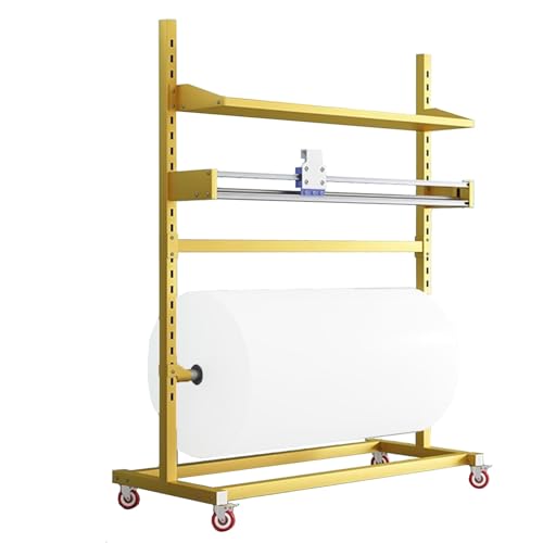 Geschenkpapierspender mit Cutter, verstellbare Höhe für Luftpolsterfolienrollen, ideal für Fabrik, Lager, Werkstatt Geschenkpapierspender mit Cutter, verstellbare Höhe für Luftpolsterfolienrollen, ideal für Fabrik, Lager, Werkstatt von Generisch