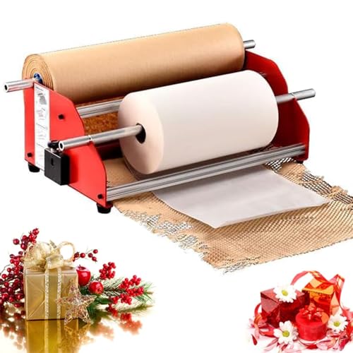 Geschenkpapierspender mit Wabenstruktur - Zweiachsiges Design mit stoßfester Dämpfung für Rollen bis zu 50 cm Breite und 250 m Länge Geschenkpapierspender mit Wabenstruktur - Zweiachsiges Design mit stoßfester Dämpfung für Rollen bis zu 50 cm Breite und 250 m Länge von Generisch