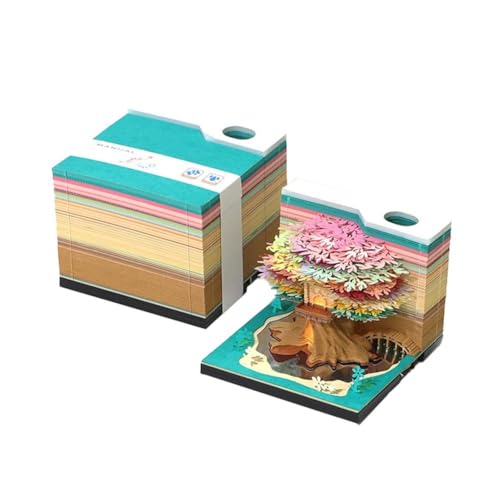 Geschnitzte Baumhaus-Ornamente, 3D-Gesundheits- und Umwelt-Dekoration, handgedreht, M4U8, klebriges Geschenk, für Verwandte und Geschnitzte Baumhaus-Ornamente, 3D-Gesundheits- und Umwelt-Dekoration, handgedreht, M4U8, klebriges Geschenk, für Verwandte und von Generisch
