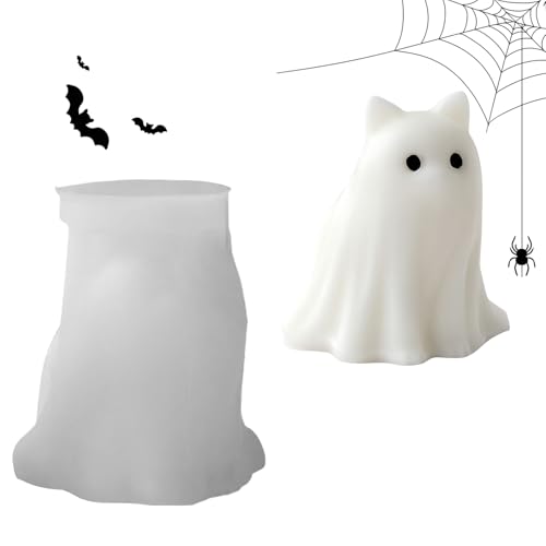 Gespenster Kerzenformen,Silicone Form Für Fondant Figuren - Formen Für Epoxidharz Knetmasse Gips Schokolade von Generisch