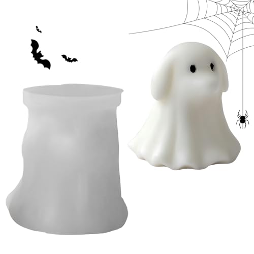 Gespenster Kerzenformen - Silicone Form Für Fondant Figuren,Formen Für Epoxidharz Knetmasse Gips Schokolade von Generisch