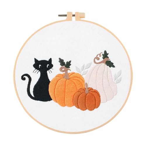Gestempeltes Stickerei-Starter-Set mit Muster für Anfänger, Farbfäden, Kreuz für Erwachsene, Stickset, Stich Gestempeltes Stickerei-Starter-Set mit Muster für Anfänger, Farbfäden, Kreuz für Erwachsene, Stickset, Stich von Generisch