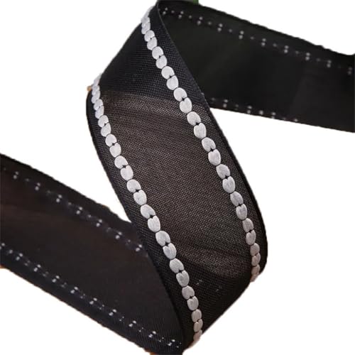 Gestreiftes Band für selbstgemachte Haarschleifen, Accessoires, Kleidung, Hüte, Blumen, 9,1 m, Schwarz, 25 mm, 25 mm Gestreiftes Band für selbstgemachte Haarschleifen, Accessoires, Kleidung, Hüte, Blumen, 9,1 m, Schwarz, 25 mm, 25 mm von Generisch