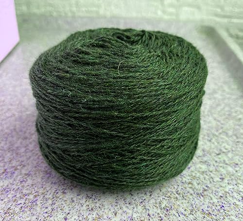 Gewicht 100g. 100% Wollgarn für die Strickmaschine, ca.400m/100g, HÖCHES QUALITET!!, NATUR PRODUKT!, SEHER WEICH!!, WIR ARBEITEN DIREKT MIT HERSTELLER! (FELD-GRAU) von Generisch