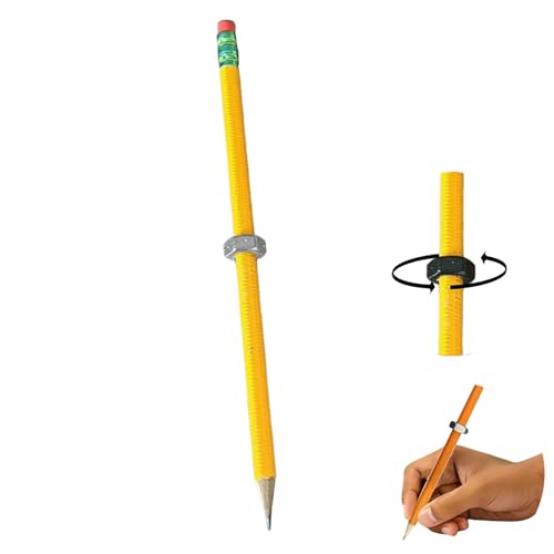 Gewinde Nuss Dekompressionsstift mit Fidget Holz Schiebe Twist und Schreibe Gewinde Nuss Dekompressionsstift mit Fidget Holz Schiebe Twist und Schreibe von Generisch