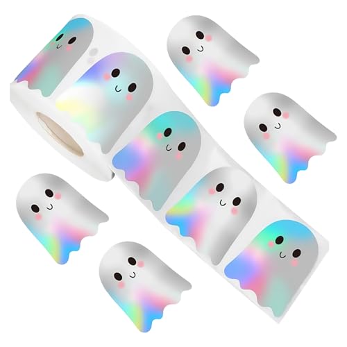 Ghosts Halloween Stickers, wasserdichte Aufkleber Fensterdekorationen, Niedliche Stickerrolle, Holografische, Wasserfeste Und Selbstklebende Dekorative Sticker,Wand Tür Fenster Deko Aufkleber Ghosts Halloween Stickers, wasserdichte Aufkleber Fensterdekorationen, Niedliche Stickerrolle, Holografische, Wasserfeste Und Selbstklebende Dekorative Sticker,Wand Tür Fenster Deko Aufkleber von Generisch