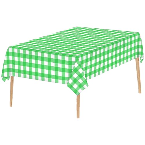Gingham-Tischdecke, Oktoberfest-Tischdecke, wasserdichte Picknickdecke, strapazierfähige Stoffschicht, auslaufsicher, Café-Esszimmer, Grillen, Terrasse, Camping, Garten, Restaurant von Generisch