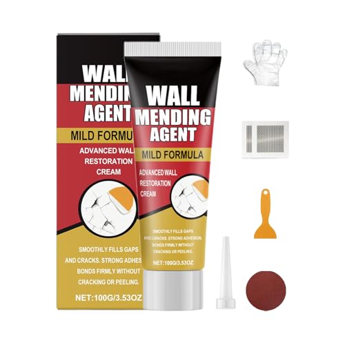 Gipskarton Reparatur,Wandrisse Füllspachtel - Universelle Textur Paste für Tür Schrank Nagelloch Riss Sockel Badezimmer Decke Heimwerken Gipskarton Reparatur,Wandrisse Füllspachtel - Universelle Textur Paste für Tür Schrank Nagelloch Riss Sockel Badezimmer Decke Heimwerken von Generisch